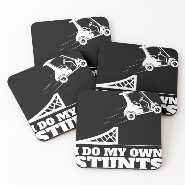Item preview, Golf Cart Accident I Do My Own Stunts Fun Present  print designed and sold by Lisbob.