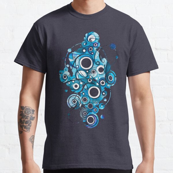 Medium Hadron Collider - Watercolor Painting Classic T-Shirt