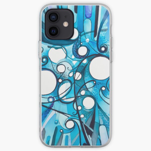 Medium Hadron Collider - Watercolor Painting iPhone Soft Case
