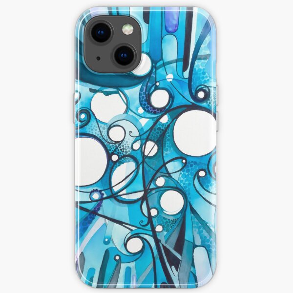 Medium Hadron Collider - Watercolor Painting iPhone Soft Case