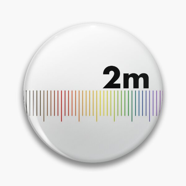 Rainbow 2m Apart Pin
