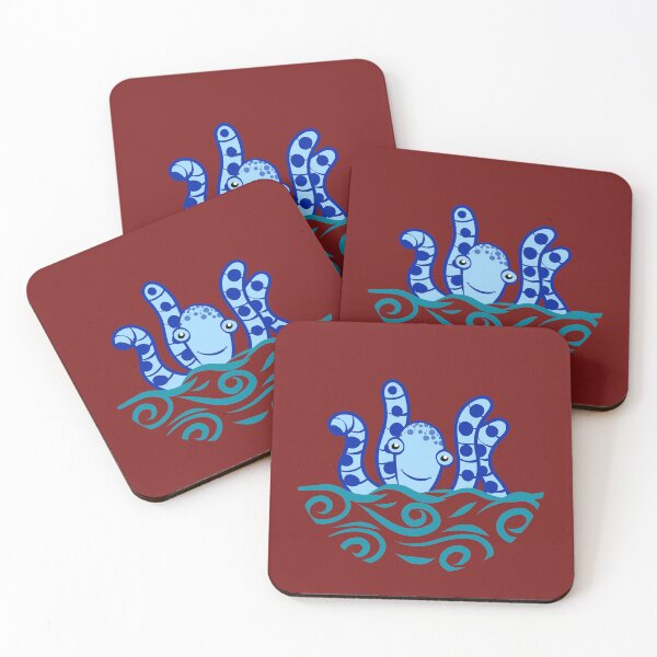 Item preview, Friendly Blue Octopus designed and sold by SubtleSplit.