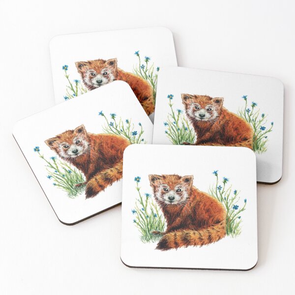 Item preview, Red Panda  | Woodland Animal Art | Forest Creatures Wall Decor | Baby Animal Nursery | Baby Animal designed and sold by Kaleigh Day.