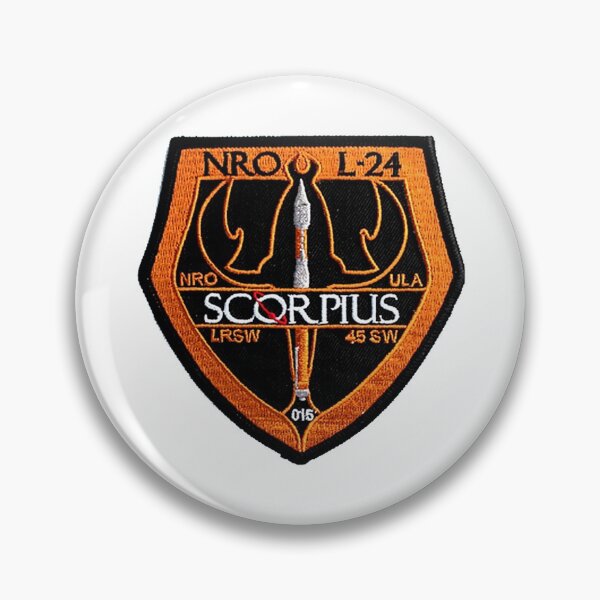 Item preview, NROL-24 Scorpius Launch Team Crest designed and sold by Nikki SpaceStuffPlus.