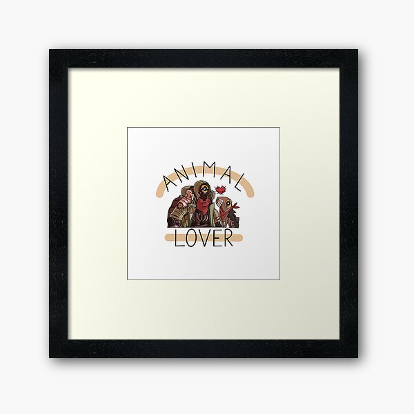 Animal Lover Framed Art Print