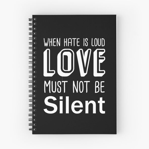 Item preview, When Hate is Loud Love Must Not Be Silent designed and sold by ELmezz.