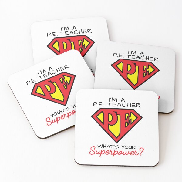 Item preview, Superhero PE Teacher Shirt designed and sold by redbehren.