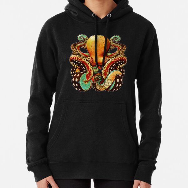 octopus spotted hoodie