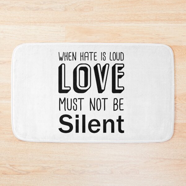 Item preview, When Hate is Loud Love Must Not Be Silent designed and sold by ELmezz.