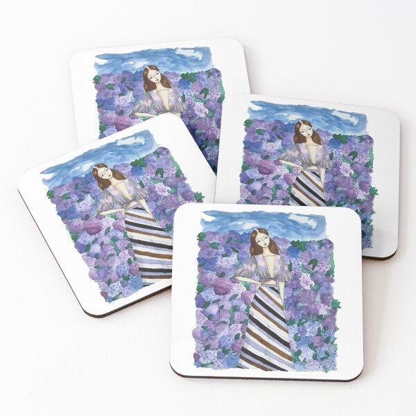 Item preview, Watercolor Painting of Flower Girl  designed and sold by Charlotte-James.