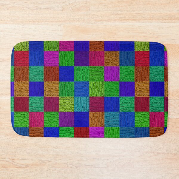 Item preview, Colourful, wiggly line check designed and sold by ncxadair.
