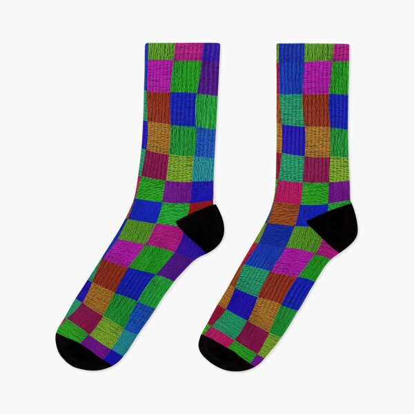 Item preview, Colourful, wiggly line check designed and sold by ncxadair.