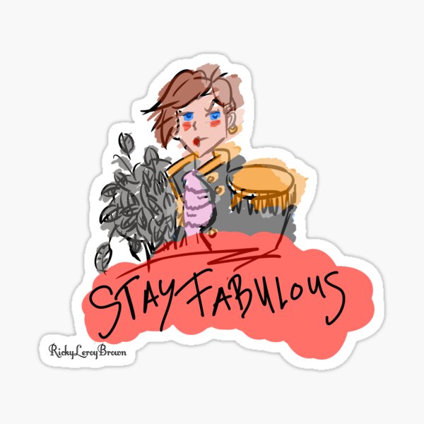 STAY FABULOUS Sticker