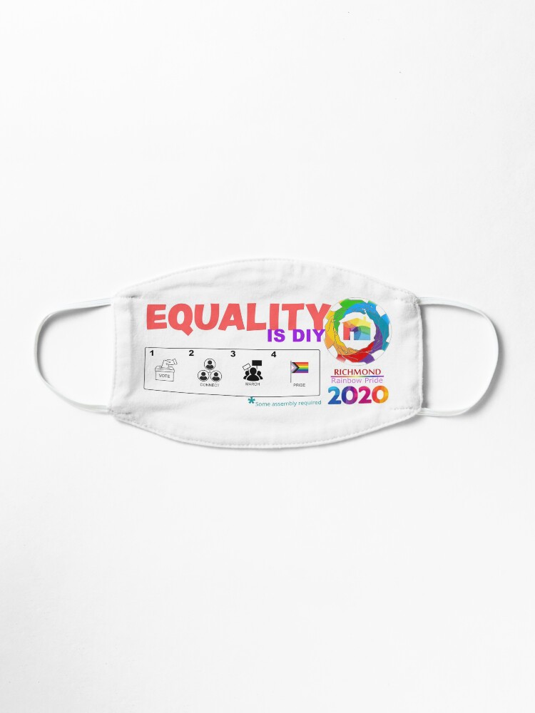 Alternate view of RRPPride2020 Mask
