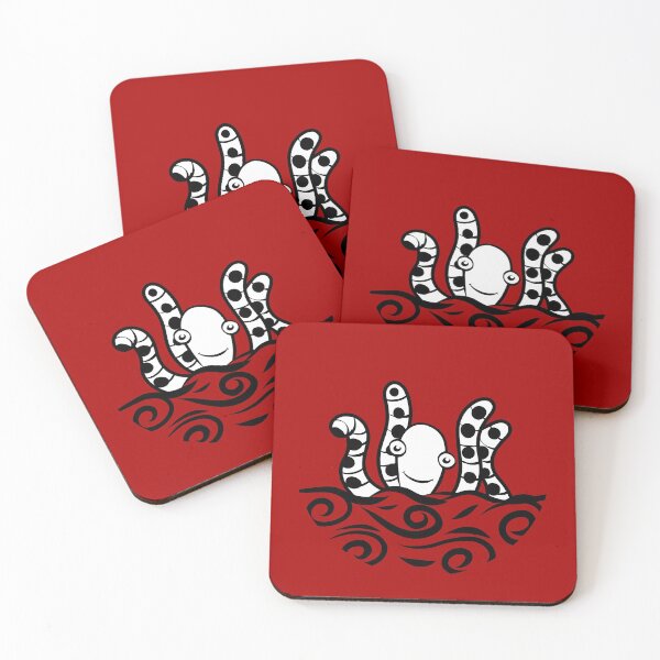 Item preview, Friendly black & white Octopus designed and sold by SubtleSplit.