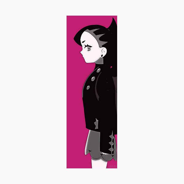 Matte Fine Art Print Marnie the Pokemon Trainer Cameo A7