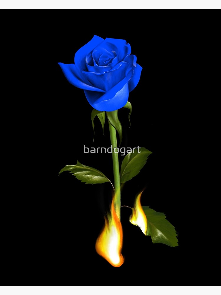 "The Blue Rose Twin Peaks inspired" Poster for Sale by barndogart