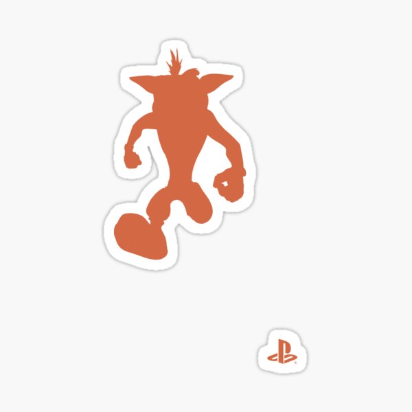 Crash Bandicoot Stickers Redbubble - crash kirby decal roblox