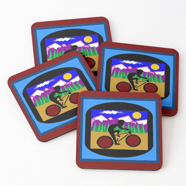 Item preview,  BICYCLE : Recreational Abstract  Riding Print designed and sold by posterbobs.