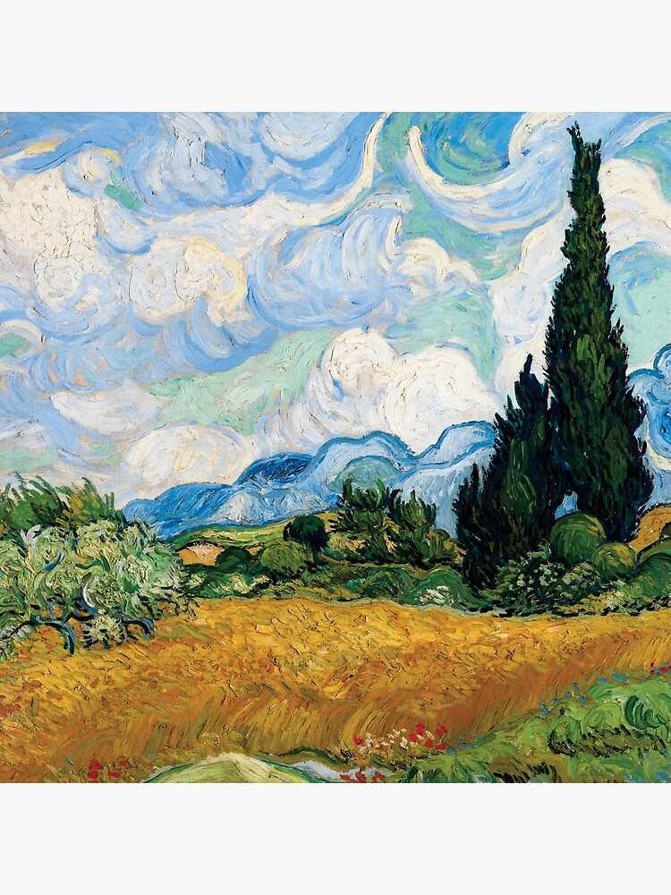 Tote Bag - Van Gogh's Wheat Field with Cypresses - Getty Museum Store