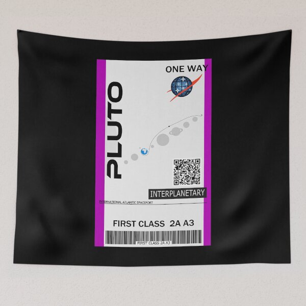 Item preview, Pluto space ticket designed and sold by jc007.