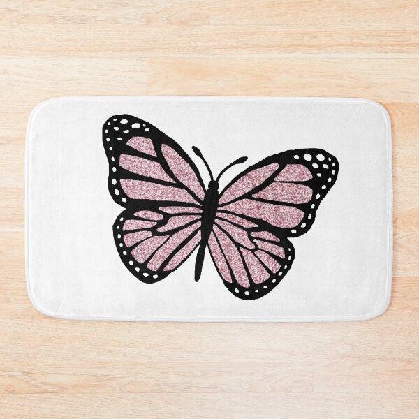 Item preview, pink glitter monarch designed and sold by allielibby.