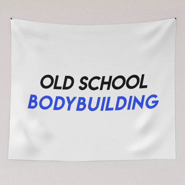 Item preview, Old School Bodybuilding in Blue designed and sold by jackknite.