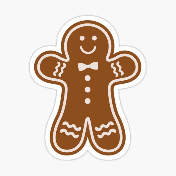 Gingerbread Hugs Sticker