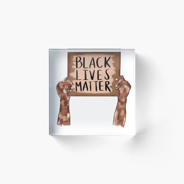 Black Lives Matter Acrylic Block