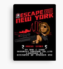 8-Bit Eyepatch Canvas Print