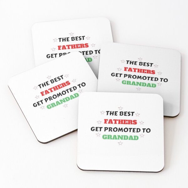 Item preview, The Best Fathers Get Promoted To Grandad designed and sold by Oussluka.