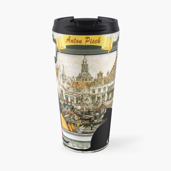 November - Canals in old Amsterdam Travel Mug