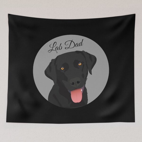Item preview, Black Lab Dad designed and sold by KCPetPortraits.