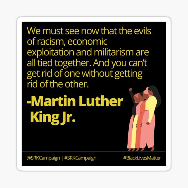 SRK King Quote Sticker