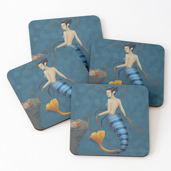Item preview, Tropical Lobster Mermaid designed and sold by Sirit Albel.