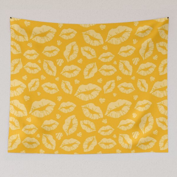 Aperçu de l'œuvre Lipstick Lips Kiss Pattern créée et vendue par digitalvintage.