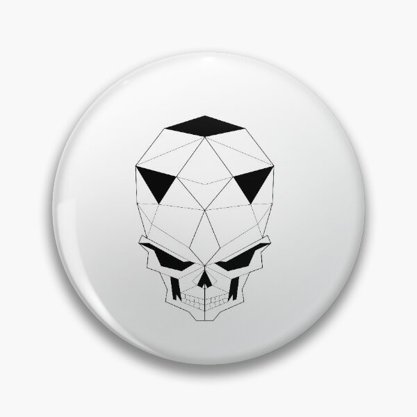 Item preview, Geometric Evil Skull designed and sold by athilart.