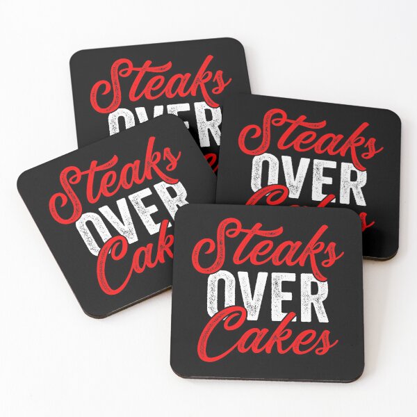 Item preview, Copy of Steaks Over Cakes Funny Meat Eater Carnivore  designed and sold by inkedtee.