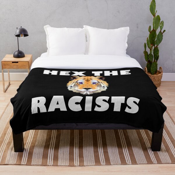 Hex The Racists Throw Blanket