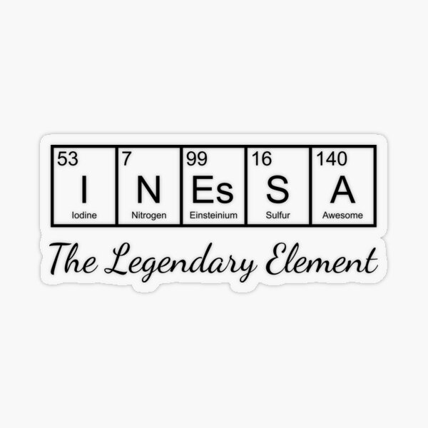 Inessa Transparent Sticker