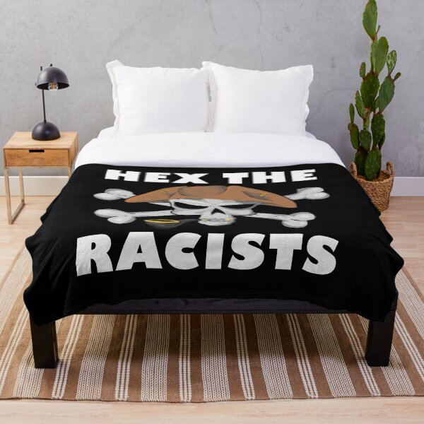 Hex The Racists Throw Blanket