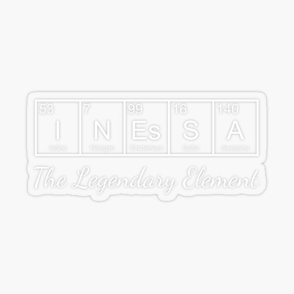 Inessa Transparent Sticker