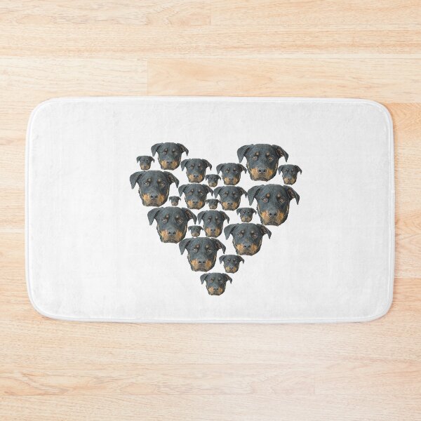 Item preview, Rottweiler Dog Face Heart Cute Rottweilers designed and sold by alaechamlal.