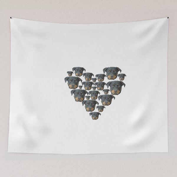 Item preview, Rottweiler Dog Face Heart Cute Rottweilers designed and sold by alaechamlal.