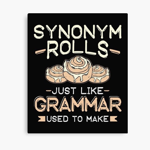 Synonym Canvas Prints Redbubble