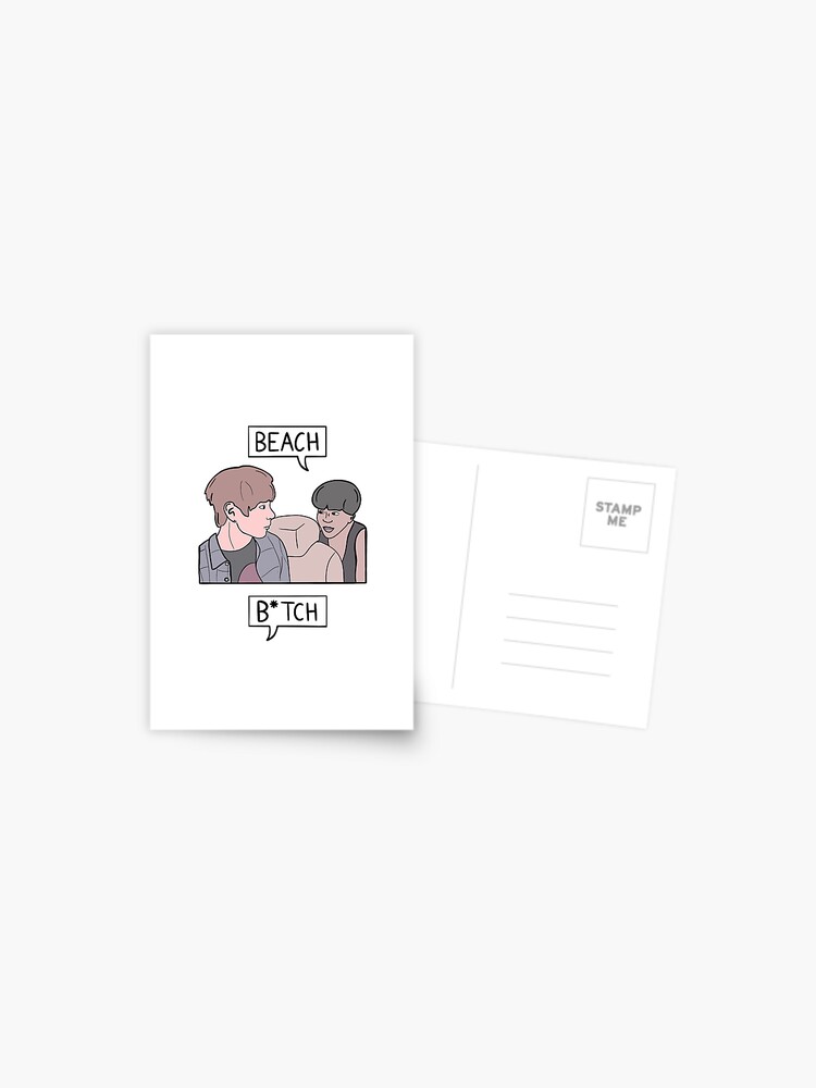 Bts Jimin V Quote Beach B Tch Postcard By Armylanding Redbubble