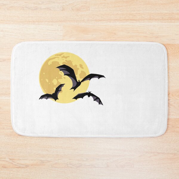 Item preview, Moon and bats. Halloween illustration. designed and sold by Naddya.