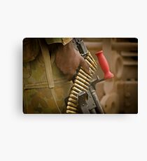 Army Training Canvas Print