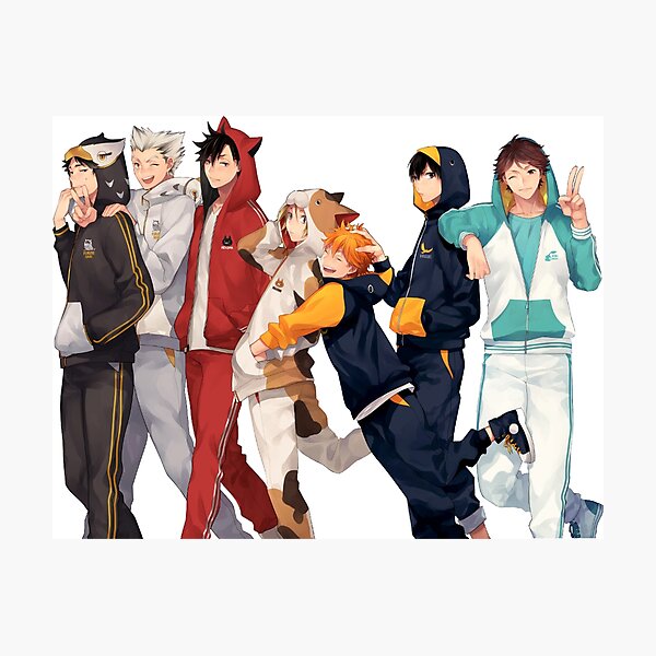 Haikyuu! Chaquetas de chándal Lámina fotográfica
