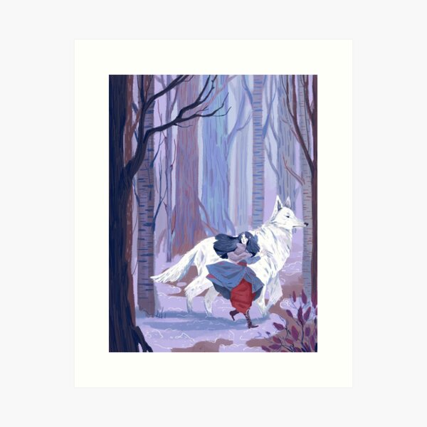Luthien to the Rescue Art Print